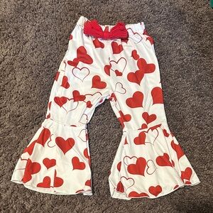 6mo girl valentine bellbottoms
